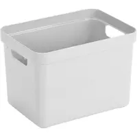 SmartaSaker Sigma Home opbergbox 18L - 35x24.6x24.3 cm - Wit