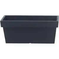 Prosperplast Plantenbak - kunststof - 79 x 35 x 33 cm - antraciet - Plantenpotten