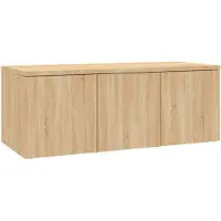 vidaXL Tv-meubel 80x34x30 cm bewerkt hout sonoma eikenkleurig