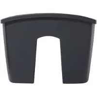 Prosperplast Plantenbak - railing - kunststof - 58 cm - antraciet - Plantenpotten