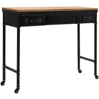 vidaXL Wandtafel 100x33,5x80 cm MDF en vurenhout
