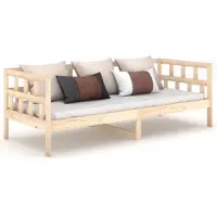 vidaXL Slaapbank massief grenenhout 90x190 cm