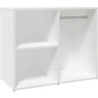 vidaXL Kledingkast 80x40x65 cm bewerkt hout wit