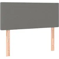 vidaXL Hoofdbord 90x5x78/88 cm stof donkergrijs