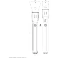 ABUS TL-525 LED zaklamp, IP44, 25 cm