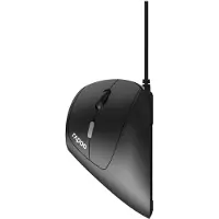 Rapoo EV200, zwarte, bedrade, ergonomische muis