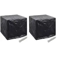 vidaXL Waterreservoirhoezen 2 st 8 ogen 116x100x120 cm
