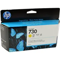 HP 730 (P2V64A) Inktcartridge Geel