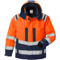 Fristads High vis Airtech winterjack klasse 3 4035 GTT Hi-Vis oranje/marineblauw maat 2XL heren