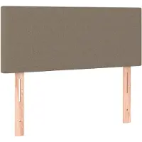 vidaXL Hoofdbord 90x5x78/88 cm stof taupe