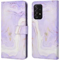 IMoshion Design Bookcase voor de Samsung Galaxy A52(s) (5G/4G) - Purple Marble