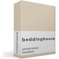 Beddinghouse - Percale katoen - Hoeslaken - 80x200 cm - Naturel