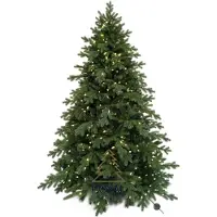 Royal christmas Kunst Kerstboom Spitsbergen PE / PVC Premium - Lengte 180 cm - 895 Takken - met 300 warm LED lampjes