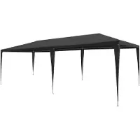vidaXL Partytent 3x6 m PE antraciet