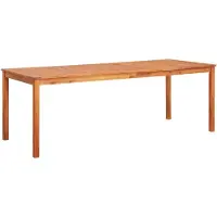 vidaXL Tuintafel 215x90x74 cm massief acaciahout