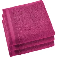 De Witte Lietaer Handdoek Contessa Magenta (50 x 100 cm) (set van 3)