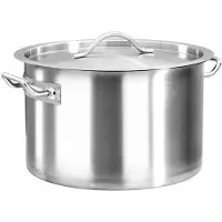 vidaXL Soepketel, 32 liter, 40x26 cm, roestvrij staal
