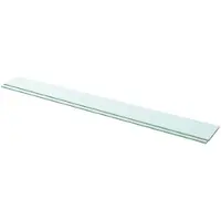vidaXL Schappen 2 st 110x12 cm glas transparant