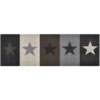 vidaXL Keukenmat wasbaar Stars 60x300 cm