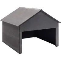 vidaXL Overkapping voor grasmaaier 80x80x70 cm HKC