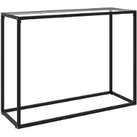 vidaXL Wandtafel 100x35x75 cm gehard glas transparant