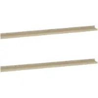vidaXL Wandschappen 2 st 115x9x3 cm sonoma eikenkleurig
