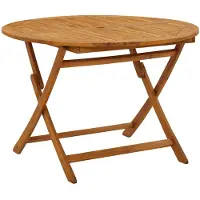vidaXL Tuintafel inklapbaar 110 cm massief acaciahout