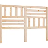 vidaXL Hoofdbord 126x4x100 cm massief grenenhout
