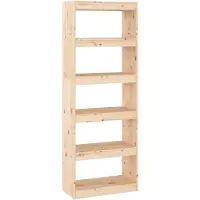 vidaXL Boekenkast/kamerscherm 60x30x167,5 cm massief grenenhout