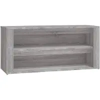 vidaXL Schoenenrek 100x35x45 cm bewerkt hout grijs sonoma eikenkleur