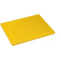 Interlux Snijplaat met sapgoot - 325x265x15mm - Geel