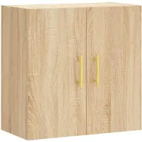 vidaXL Wandkast 60x31x60 cm bewerkt hout sonoma eikenkleurig