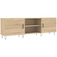 vidaXL Tv-meubel 150x30x50 cm bewerkt hout sonoma eikenkleurig