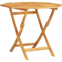 vidaXL Tuintafel inklapbaar 85x85x76 cm massief teakhout