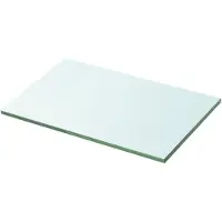 vidaXL Wandschap transparant 30x20 cm glas