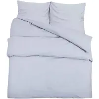 vidaXL Beddengoedset, grijs, 240x220 cm, katoen