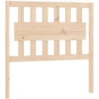 vidaXL Hoofdbord 95,5x4x100 cm massief grenenhout