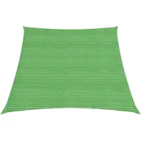 vidaXL Zonnezeil 160 g/m² 3/4x2 m HDPE lichtgroen
