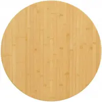vidaXL Tafelblad Ø 60x2,5 cm bamboe