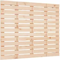 vidaXL Hoofdbord wandmontage 126x3x91,5 cm massief grenenhout