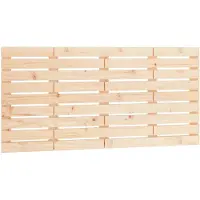 vidaXL Hoofdbord wandmontage 146x3x63 cm massief grenenhout