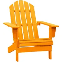 vidaXL Adirondack tuinstoel, massief grenenhout, oranje