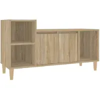 vidaXL Tv-meubel 100x35x55 cm bewerkt hout sonoma eikenkleurig