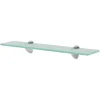 vidaXL Zwevend schap 50x20 cm 8 mm glas