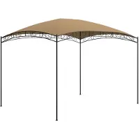vidaXL Paviljoen, 3x4x2,65 meter, taupekleurig, 180 g/m²