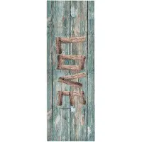 vidaXL Keukenmat wasbaar Love 45x150 cm