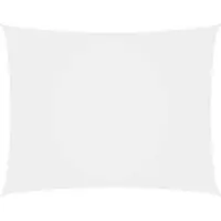 vidaXL Zonnescherm rechthoekig 2,5x3,5 m oxford stof wit