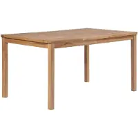 vidaXL Tuintafel 150x90x77 cm massief teakhout