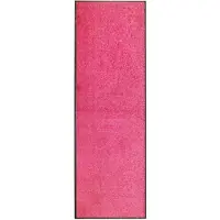 vidaXL Deurmat wasbaar 60x180 cm roze