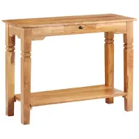 vidaXL Wandtafel 100x40x76 cm massief acaciahout